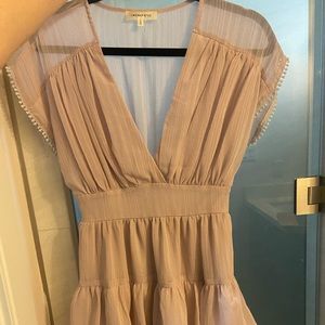 Mauve pink dress